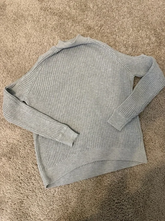 Off-Shoulder Ribbed Sweater, XS - Picture 1 of 6